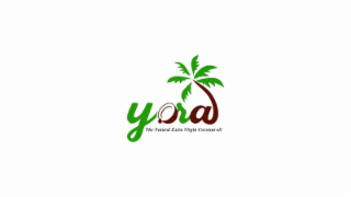 YORA THE NATURAL EXTRA VIRGIN COCONUT OIL logo