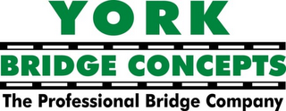 YORK BRIDGE CONCEPTS THE PROFESSIONAL BRIDGE COMPANY logo