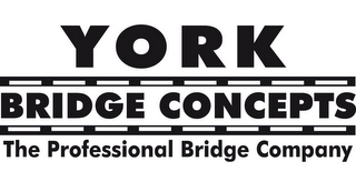 YORK BRIDGE CONCEPTS THE PROFESSIONAL BRIDGE COMPANY logo