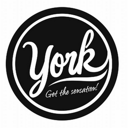 YORK GET THE SENSATION! logo