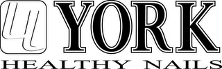 YORK HEALTHY NAILS logo