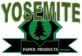 YOSEMITE PAPER PRODUCTS EST. 2015 logo