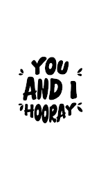 YOU AND I HOORAY logo