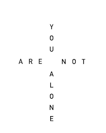 YOU ARE NOT ALONE logo