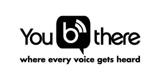 YOU B THERE WHERE EVERY VOICE GETS HEARD logo