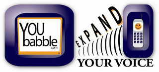 YOU BABBLE.COM EXPAND YOUR VOICE logo