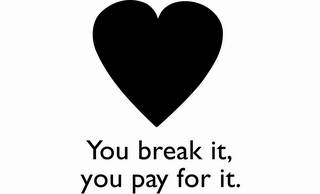 YOU BREAK IT, YOU PAY FOR IT. logo