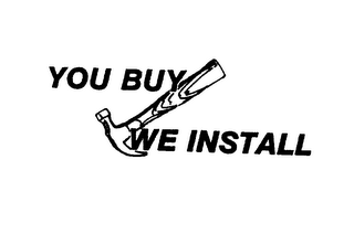 YOU BUY WE INSTALL logo