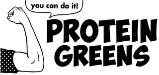 YOU CAN DO IT! PROTEIN GREENS logo