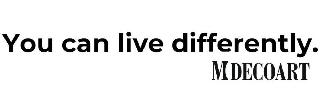 YOU CAN LIVE DIFFERENTLY. M DECOART logo