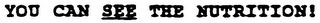 YOU CAN SEE THE NUTRITION! logo