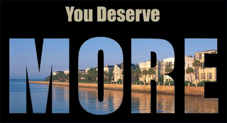 YOU DESERVE MORE logo