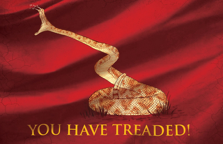 YOU HAVE TREADED! logo