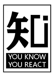 YOU KNOW YOU REACT logo
