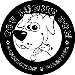 YOU LUCKIE DOG! DOGGIE DAYCARE RESORT & SPA logo