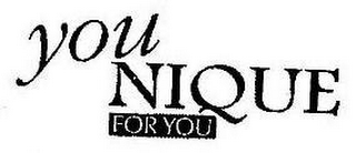 YOU NIQUE FOR YOU logo