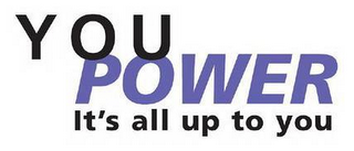 YOU POWER IT'S ALL UP TO YOU logo