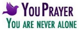 YOU PRAYER YOU ARE NEVER ALONE logo