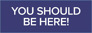 YOU SHOULD BE HERE! logo