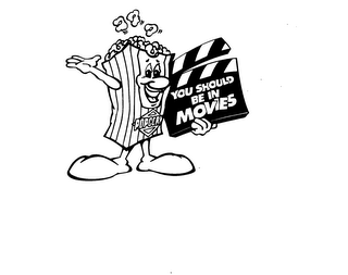 YOU SHOULD BE IN MOVIES POPCORN logo
