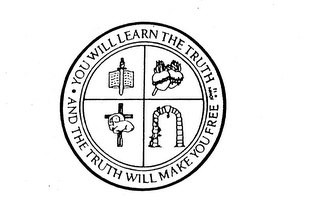 YOU WILL LEARN THE TRUTH AND THE TRUTH WILL MAKE YOU FREE logo