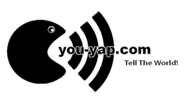 YOU-YAP.COM TELL THE WORLD! logo