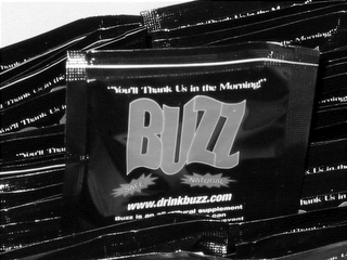"YOU'LL THANK US IN THE MORNING" BUZZ logo