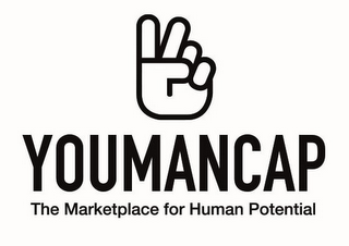 YOUMANCAP THE MARKETPLACE FOR HUMAN POTENTIAL logo