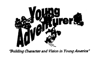 YOUNG ADVENTURERS "BUILDING CHARACTER AND VISION IN YOUNG AMERICA" logo