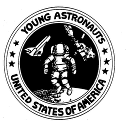 YOUNG ASTRONAUTS UNITED STATES OF AMERICA logo