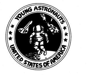 YOUNG ASTRONAUTS UNITED STATES OF AMERICA logo