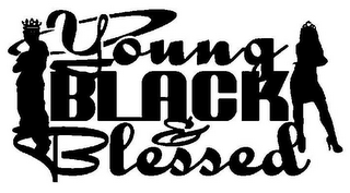 YOUNG BLACK & BLESSED logo