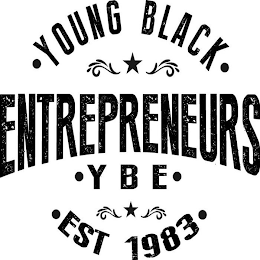 YOUNG BLACK ENTREPRENEURS YBE EST 1983 logo