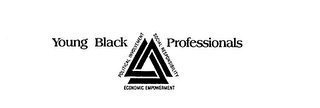 YOUNG BLACK PROFESSIONALS POLITICAL INVOLVEMENT SOCIAL RESPONSIBILITY ECONOMIC EMPOWERMENT logo