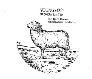 YOUNG & CO.'S BREWERY LIMITED THE RAM BREWERY WANDSWORTH, LONDON SW logo