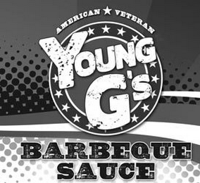 YOUNG G'S AMERICAN VETERAN BARBEQUE SAUCE logo