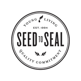 YOUNG LIVING EST. 1994 SEED TO SEAL QUALITY COMMITMENT logo