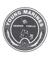 YOUNG MARINES SEMPER FIDELIS logo