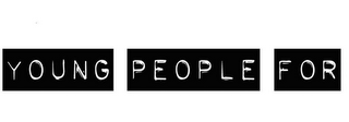 YOUNG PEOPLE FOR logo