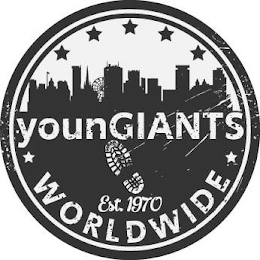 YOUNGIANTS WORLDWIDE EST. 1970 logo