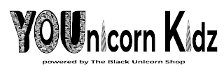 YOUNICORN KIDZ POWERED BY THE BLACK UNICORN SHOP logo