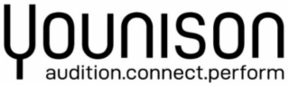 YOUNISON AUDITION.CONNECT.PERFORM logo