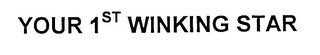 YOUR 1ST WINKING STAR logo