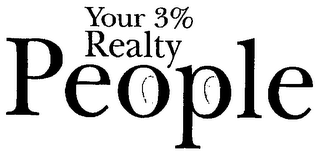 YOUR 3% REALTY PEOPLE logo