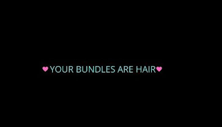 YOUR BUNDLES ARE HAIR logo