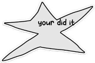 YOUR DID IT logo