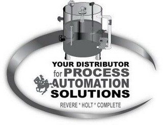 YOUR DISTRIBUTOR FOR PROCESS AUTOMATION SOLUTIONS REVERE· HOLT·COMPLETE logo