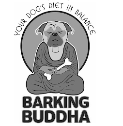 YOUR DOG'S DIET IN BALANCE BARKING BUDDHA logo