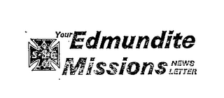 YOUR EDMUNDITE MISSIONS NEWS LETTER S-S-E logo