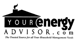 YOUR ENERGY ADVISOR.COM THE TRUSTED SOURCE FOR ALL YOUR HOUSEHOLD MANAGEMENT NEEDS logo